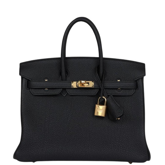 Hermès Birkin 25 Black Togo- Gold Hardware