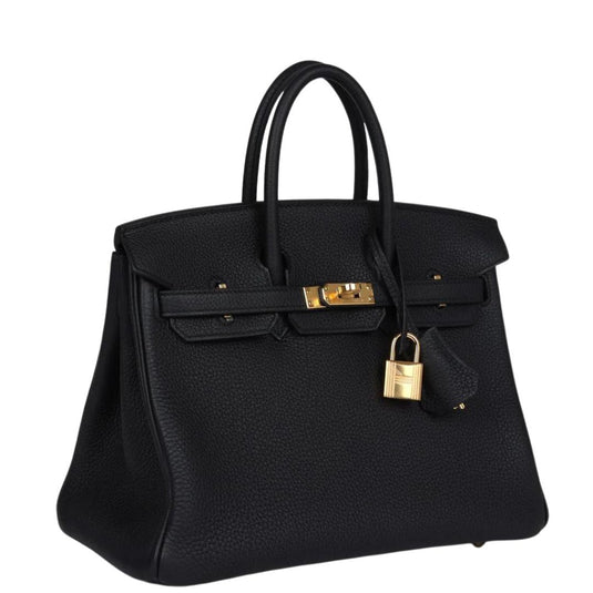 Hermès Birkin 25 Black Togo- Gold Hardware