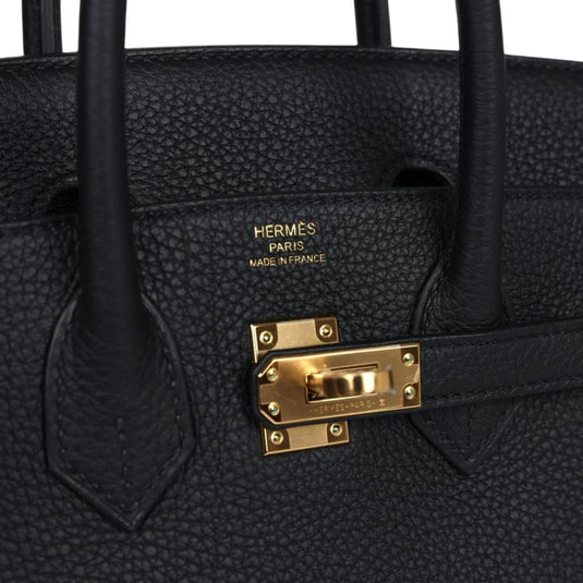 Hermès Birkin 25 Black Togo- Gold Hardware