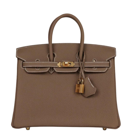 Hermès Birkin 25 Etoupe Togo- Gold Hardware