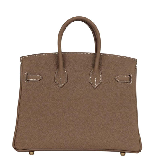 Hermès Birkin 25 Etoupe Togo- Gold Hardware