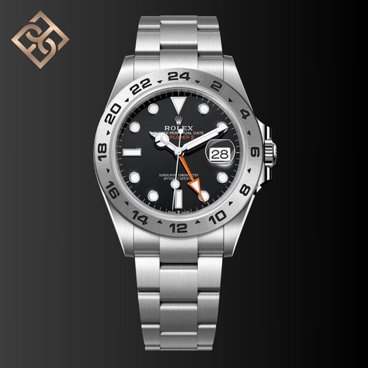 Explorer-II Oyster 42mm, Oystersteel Black Dial