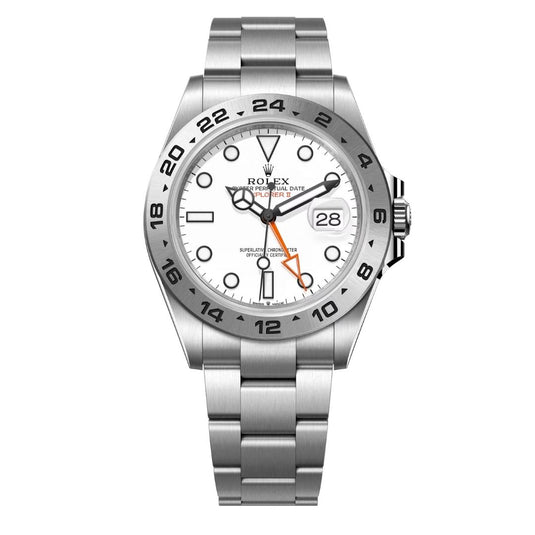 Explorer-II Oyster 42mm, Oystersteel White Dial