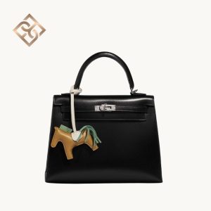 Hermès Rodeo MM Lamb / Alligator Matte SO Black Touch