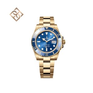 Submariner Date Oyster, 41 mm, yellow gold, Black, 126618LB