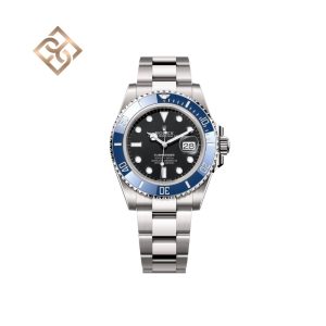 Submariner Date Oyster, 41 mm, white gold, Black, 126619LB