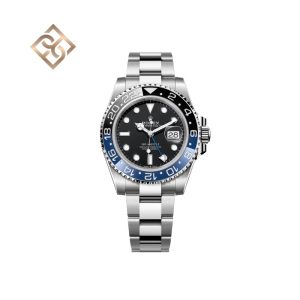 GMT MASTER -II Oyster, 40 mm, Oystersteel , Black ,126710BLNR
