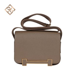 Hermès Geta Etoupe Chevre Gold Hardware