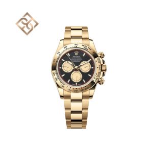 Cosmograph Daytona Oyster, 40 mm, yellow gold, Intense black and champagne - 126508