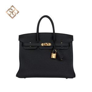 Hermès Birkin 25 Black Togo Gold Hardware