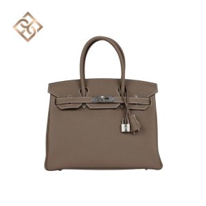 Hermès Birkin 30 Etoupe Togo Palladium Hardware