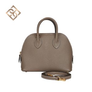 Hermès Bolide 25 Etoupe Chevre Gold Hardware