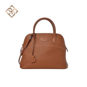 Hermès Bolide 31 Taurillon Clemence Gold