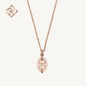 Mini Maillon pendant - Rose gold - Rose Candeur