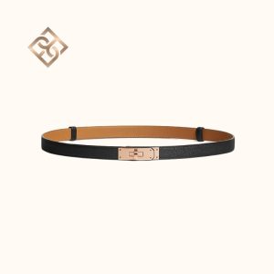 Ceinture F Kelly 18 Veau Epson 89 Noir