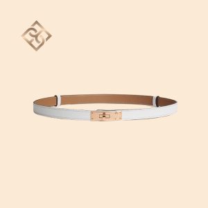 Centure Kelly 18Veau Epson 01 Blanc