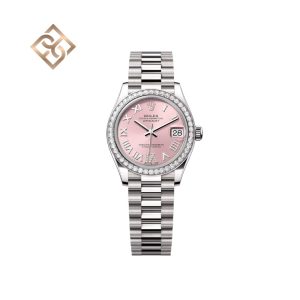 Datejust Oyster, 31 mm, white gold, Pink set with diamonds  278289RBR