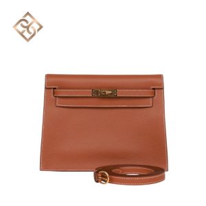 Hermès Kelly Danse Vert Yucca Swift leather with Gold hardware