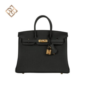 Hermès Birkin 25 Black Togo Gold Hardware
