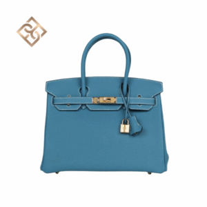 Hermès Birkin 30 Blue Jean Togo Gold Hardware