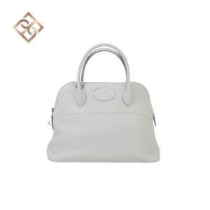 Hermès Bolide 31 Beton Clemence Palladium hardware