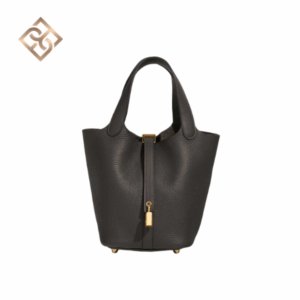 Hermès Picotin 18 Dark Bronze Clémence Leather - Gold Hardware
