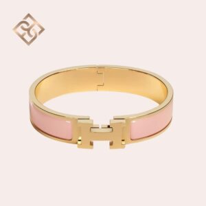 Hermès Clic H bracelet- Rose Candeur GH - GM