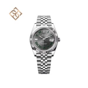 Datejust Oyster, 36 mm, Oystersteel and white gold , Slate 126234