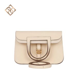 Hermès Halzan 25 Nata Clemence Gold Hardware