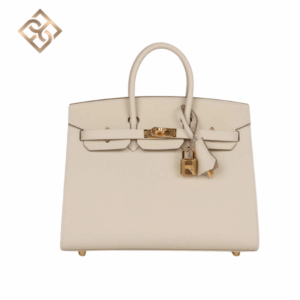 Hermès Birkin Sellier 25 Craie Epsom Gold Hardware