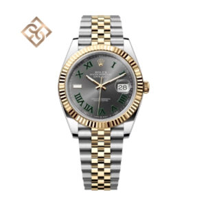 Datejust 41 Oyster, 41 mm, Oystersteel and yellow gold, Slate, Jubilee - 126333