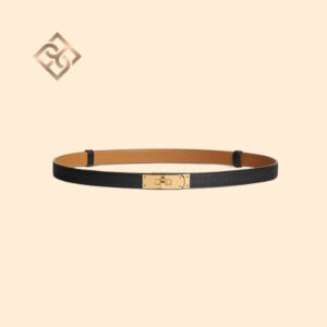 Hermès Kelly Belt 18 Noir GHW