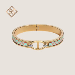 Hermès Mini Clic Chaine d'Ancre Maillon bracelet- Tropique - PM