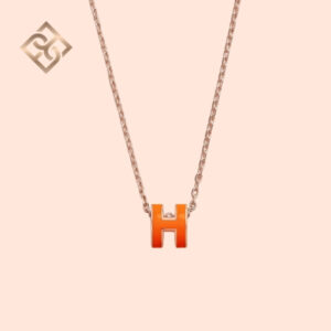 Hermès Mini Pop H Pendant Orange Groffiti
