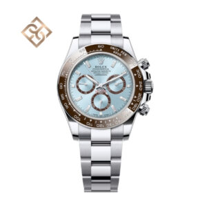 Cosmograph Daytona Oyster, 40 mm, platinum, chestnut brown counter rings set with diamonds- 126506