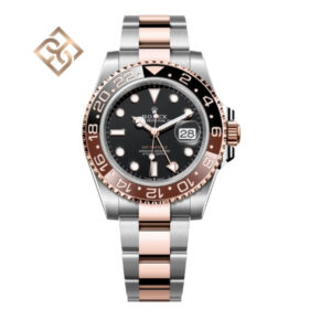 GMT-Master II Oyster 40 mm, Oystersteel and Everose gold, Black - 126711CHNR