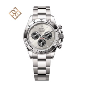 Cosmograph Daytona Oyster, 40 mm, white gold Black, golden 126509