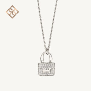 Hermès Amulettes Constance pendant white gold