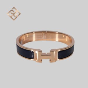 Hermès Clic H - RGHW - Bleu Abysse