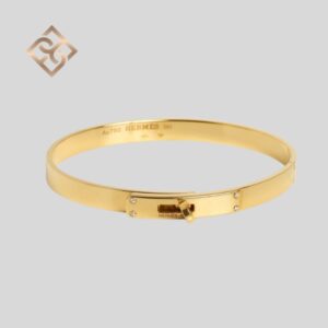 Hermès Kelly Bracelet Four Diamonds - YGHW - PM
