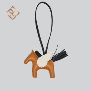 Hermès Rodeo Pegase PM Sesame/ Noir / Nata