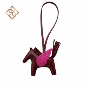 Hermès Rodeo Pegase Veau Swift Rouge H / Shocking