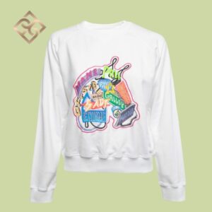 Hermès “Chevaloscope” embroidered sweatshirt